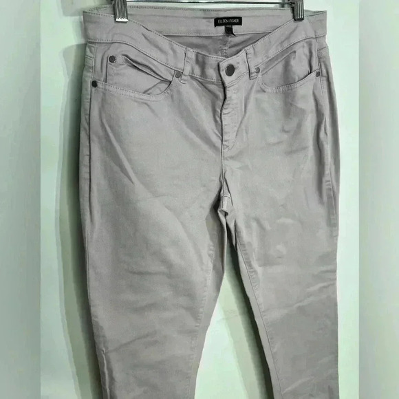 Eileen Fisher Lavender Denim Jeans Size 8 - Picture 2 of 5